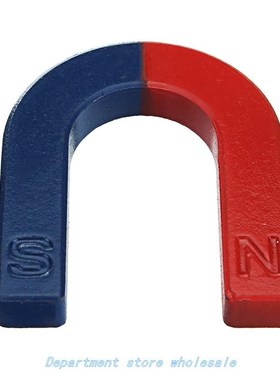 U Shaped Horseshoe Magnet Red Blue Painted Pole Physics Expe
