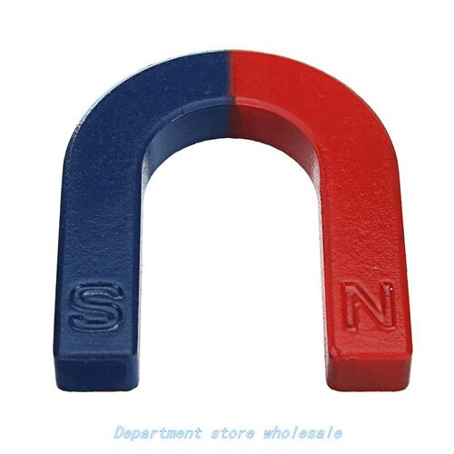 U Shaped Horseshoe Magnet Red Blue Painted Pole Physics Expe