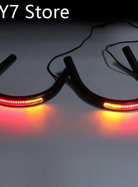 175/195/215mm Motorcycle Rear Seat Frame Hoop Upswept Flat B