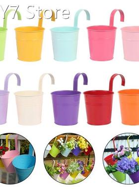 10 Pcs Wall Hanging Flower Pots Home Garden Decoration Plant