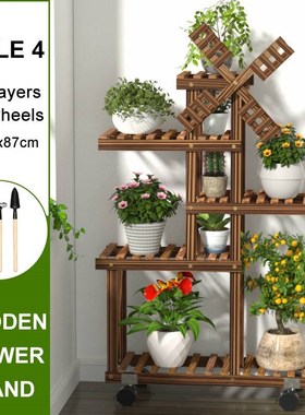 Balcony Plant Stands Shelves Indoor Flower Stand  Flower Pot