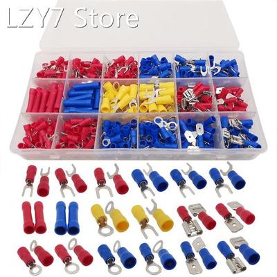 Crimp Terminals Set Cable Lugs Spade Ring Electrical Wire Co