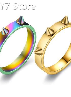 Self-defense Stainless Steel Ring Punk Style Men's A