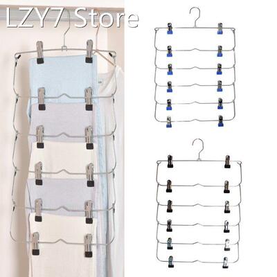 1PC Multilayer Clothes Hangers Clothing Storage Rack Holder