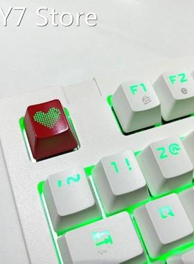 DIY ESC Gaming Keycap Key Cap ABS R4 Height Backlit Red Hear
