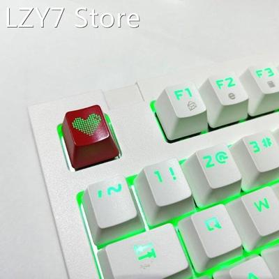 DIY ESC Gaming Keycap Key Cap ABS R4 Height Backlit Red Hear