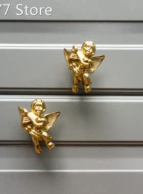 Angel Brass handle wall hanging cabinet wardrobe door drawer