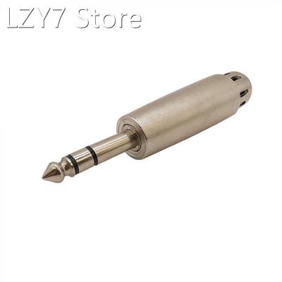 1Pcs Nickel plated Stereo 6.5mm Male Plug to 3 Pin XLR Femal