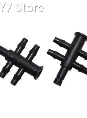 30 Pcs 4.5mm To 4-way 3/5mm Barbed Hose Splitters Garden Wat