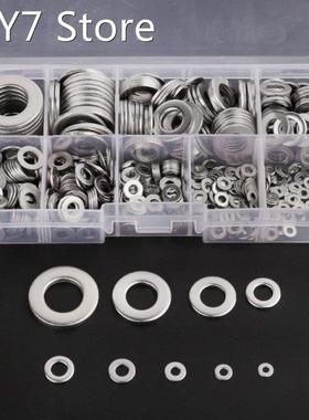 304 Stainless Steel Flat Washers Assortment Set Plain Ring F
