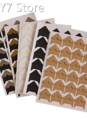 24 pcs/1 Sheet Photo Corner Stickers DIY Vintage Corner kraf