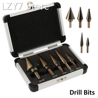 5pcs Step Drill Bit Set Hss Cobalt Multiple Hole 50 Sizes SA