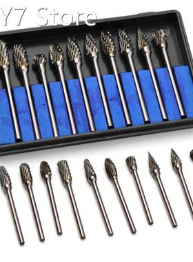 Abrasive Tool 10pcs Tungsten Carbide Rotary Point Burr Elect