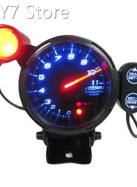 3.5 Speed Tachometer Gauge Kit Blue LED 11000 RPM with Adju