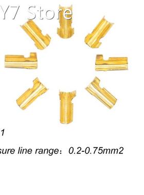 100pcs/lot 452-1/2 U-shaped terminal tab cold inserts conn