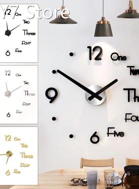 3D Wall Clock Modern Design DIY Digital Wall Clock Acrylic S