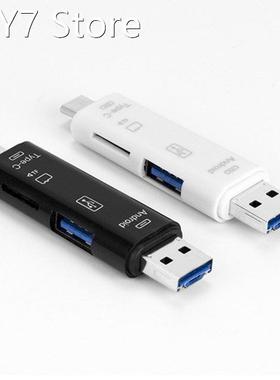 USB3.1 Type-c Card Reader High Speed SD TF Micro SD Card Rea