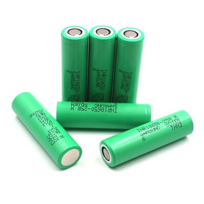 Li-ion 18650 battery 2500mAh   INR18650 25R Sam sung high po