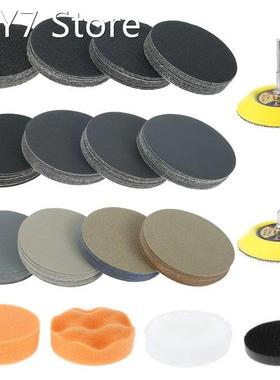 128Pcs 3” Sanding Disc Silicon Carbide Surface Conditi