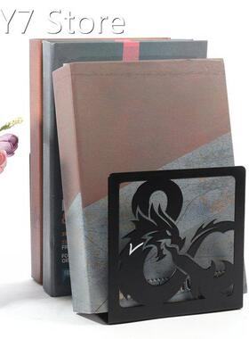 1pair Book End Desktop Organizer Support School Stand Docume