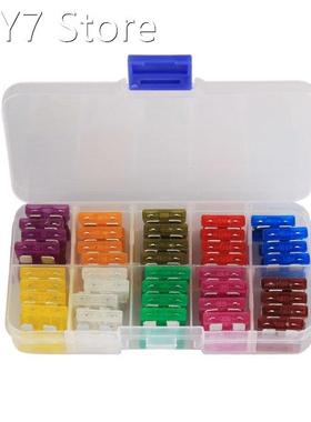 80Pcs 3A- 40A Standard Blade Car Fuses Assortment Car Blade