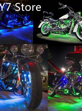 Motorcycle LED Strip Lights Kit 8PCS Motorbike LED Lights St