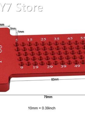 Woodworking Scriber T-Rule Aluminum Alloy Marking Gauge Carp