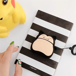 Japan Cartoon Snorlax Kabigon Bear Headphones Case For Appl