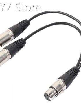 3P XLR Microphone Audio Extension Cable Cord wire Female Jac