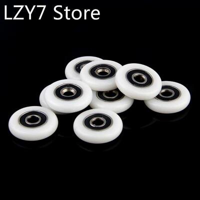8 Pcs Shower Door Runner Rollers Wheels Pulleys Replacement