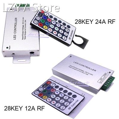 DC12V-24V 12A 24A 28key RF Wireles Remote Led RGB Controller