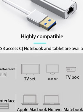 Use AX88179 chipset USB3.0 Gigabit network card usb to rj45