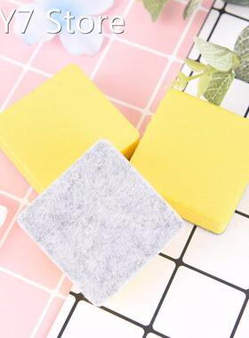 2 Pcs Whiteboard Marker Pen Foam Felt Eraser Cleaner Dry Yel