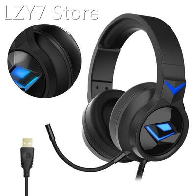 Wired Headsets Comfortable 7.1 Channels With Mic 3D Stereo M