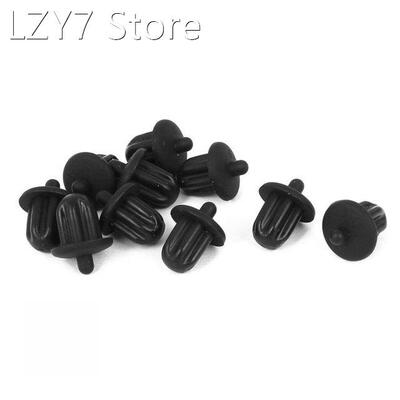 10x Black Rubber 6.35mm Audio Jack PC DVD Microphone Socket