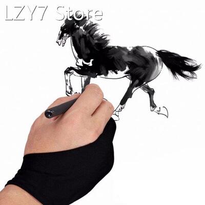 Artist Drawing Two Finger Glove For Any Graphics Drawing Tab
