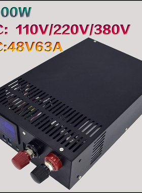 S 3000 48V Adjustable Voltage of High Power Switching Power