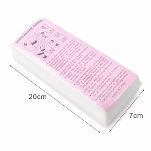 100pcs Professional Hair Removal Waxing Strips Non-woven Fab