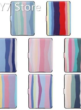 77UA PC Tablet E-book Back Rainbow Cover for Paperwhite 123