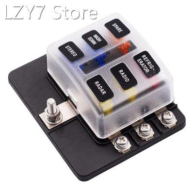 2019 New Car Modified 6-Way Fuse Box With LED Indicator Li
