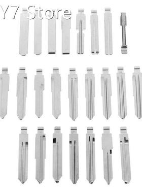 24pcs/lot High quality Metal Blank Uncut Flip KD Remote Key
