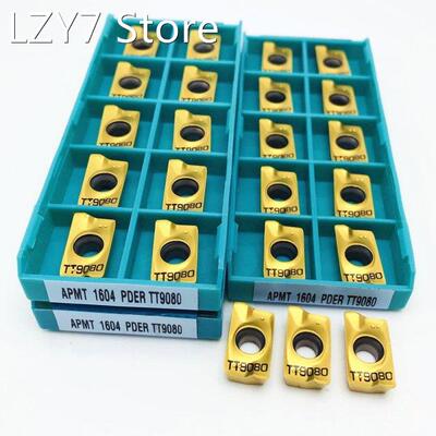 10PCS APMT1604 PDER TT9080 Tokarnyy Turning Insert Cemented