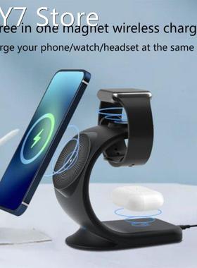 3in1 Magnetic Charging Stand Wireless Charger for Cellphone
