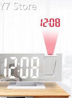 LED Digital Projection Alarm Clock Table Electronic Alarm Cl