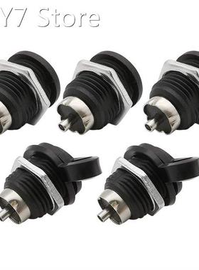 5Pieces DC-022D 5.5x2.1mm DC Power Female Jack Connector Wit
