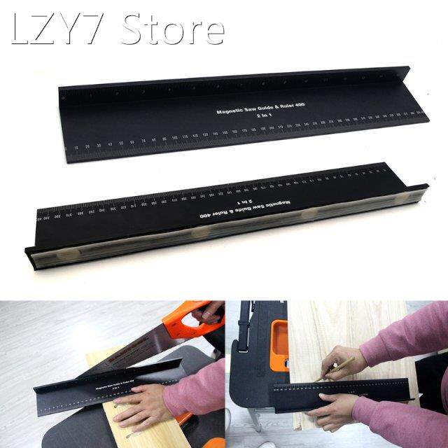 Multifunctional Protective Ruler Aluminum Alloy Marking Tria