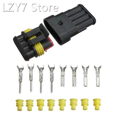Car 4 Pin Way Sealed Waterproof Electrical Wire Connector Pl