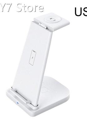 3 In 1 Wireless Charger QC 3.0 Plug 15W Fast Charging For Ph