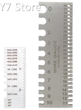Dropshipping Stainless Steel Wire/Metal Sheet Thickness Gaug