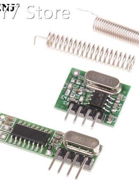 1Pc 433 Mhz Superheterodyne RF Receiver And Transmitter Modu
